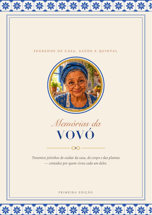 Capa do livro digital Memórias da Vovó